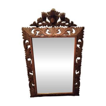 Miroir en chêne style Henri II