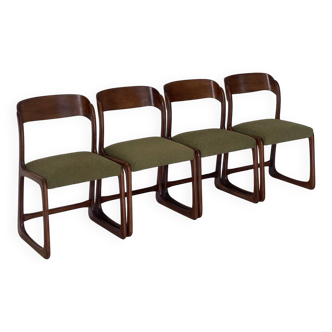 4 Baumann sleigh chairs