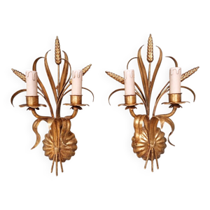 paire d'appliques murales - italiennes