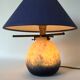 Glass paste lamp by A.France
