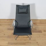 Eames Alu Group EA124 & EA125 Lounge Chair & Ottoman by Charles & Ray Eames for Vitra, 1980s.