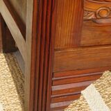 Art Deco period bedside table with marble top