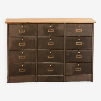 Roneo flap sideboard 12 console compartments