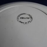 flat earthenware plate