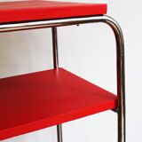 1930's Modernist Tubular Side Table model R 7 by Slezak