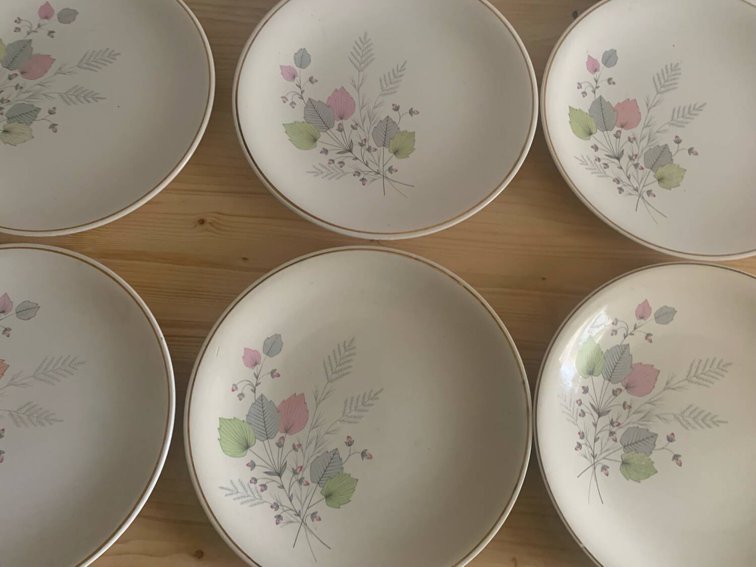 Vintage Longchamp earthenware plates