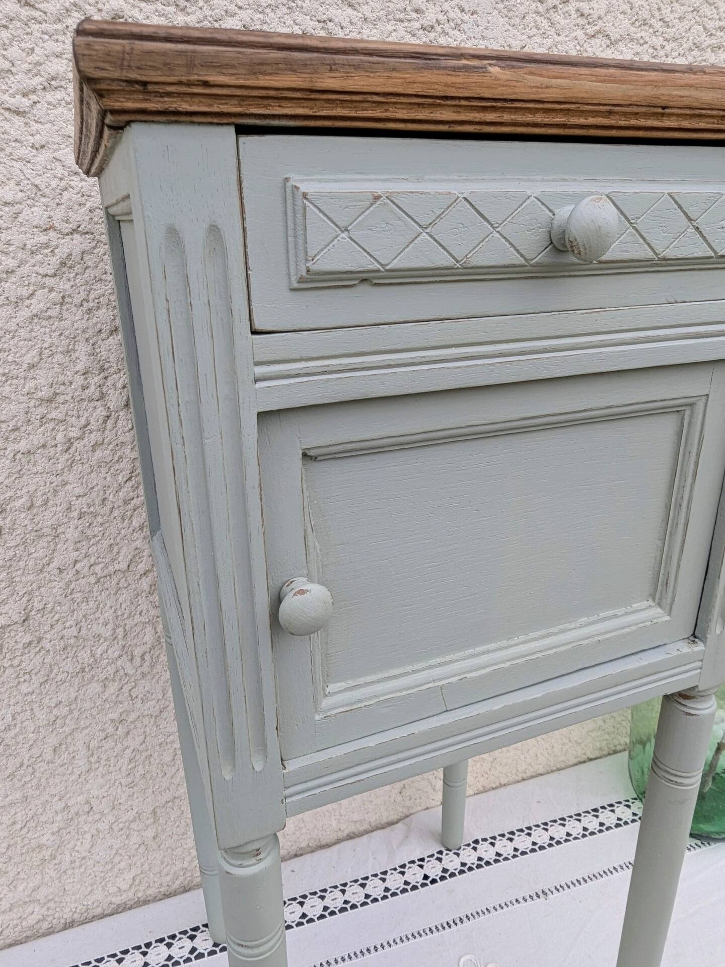 Shabby chic bedside table
