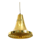 60s Hans-Agne Jakobsson brass pendant lamp Model T 598, by Markaryd Sweden