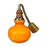 Suspension en verre opaline
