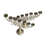 Paire de chandeliers cuivre à 7 branches