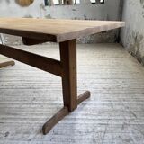 Perriand mountain furniture pine dining table