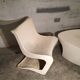 Two armchairs and a coffee table
