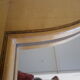 Wall mirror with light wood frame - 1960  54x35cm