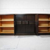 Brutalist oak sideboard, Belgium 1970's