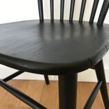 Black wooden chair