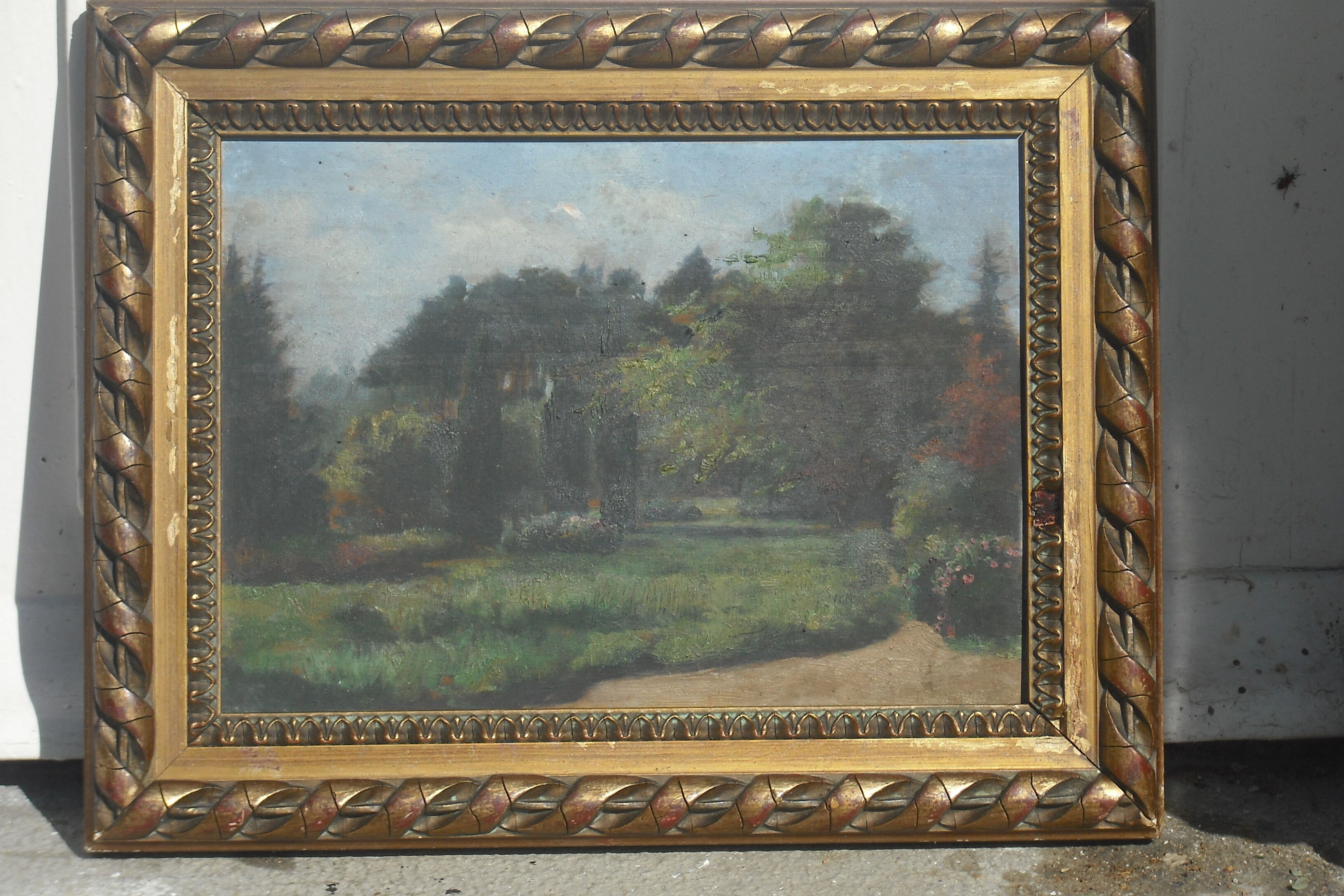 Landscape, wood oil 43 / 34.5