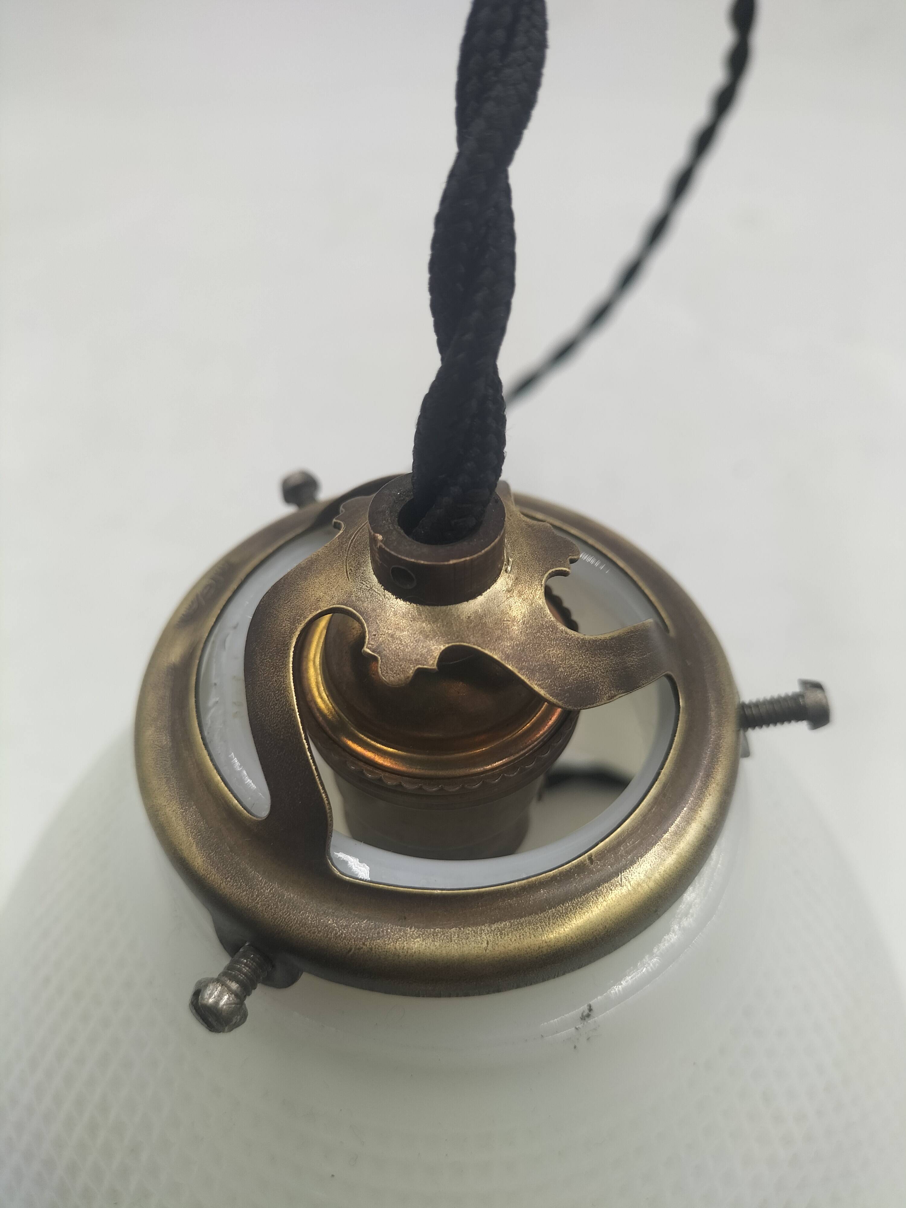 Opaline pendant light