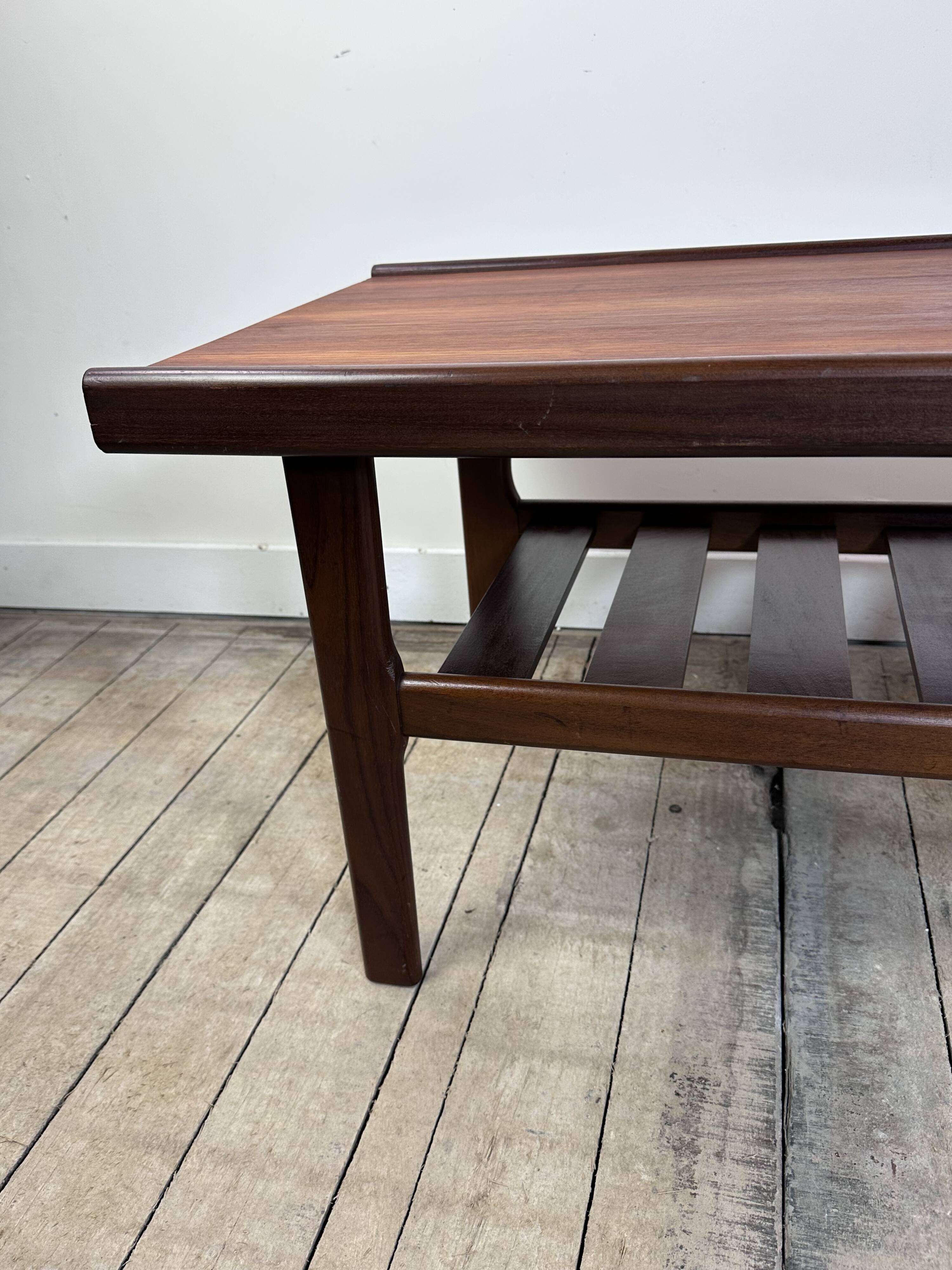 English Myer teak coffee table 1960