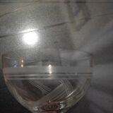 Coupe à champagne verre ciselé épi