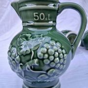 3 antique wine jugs