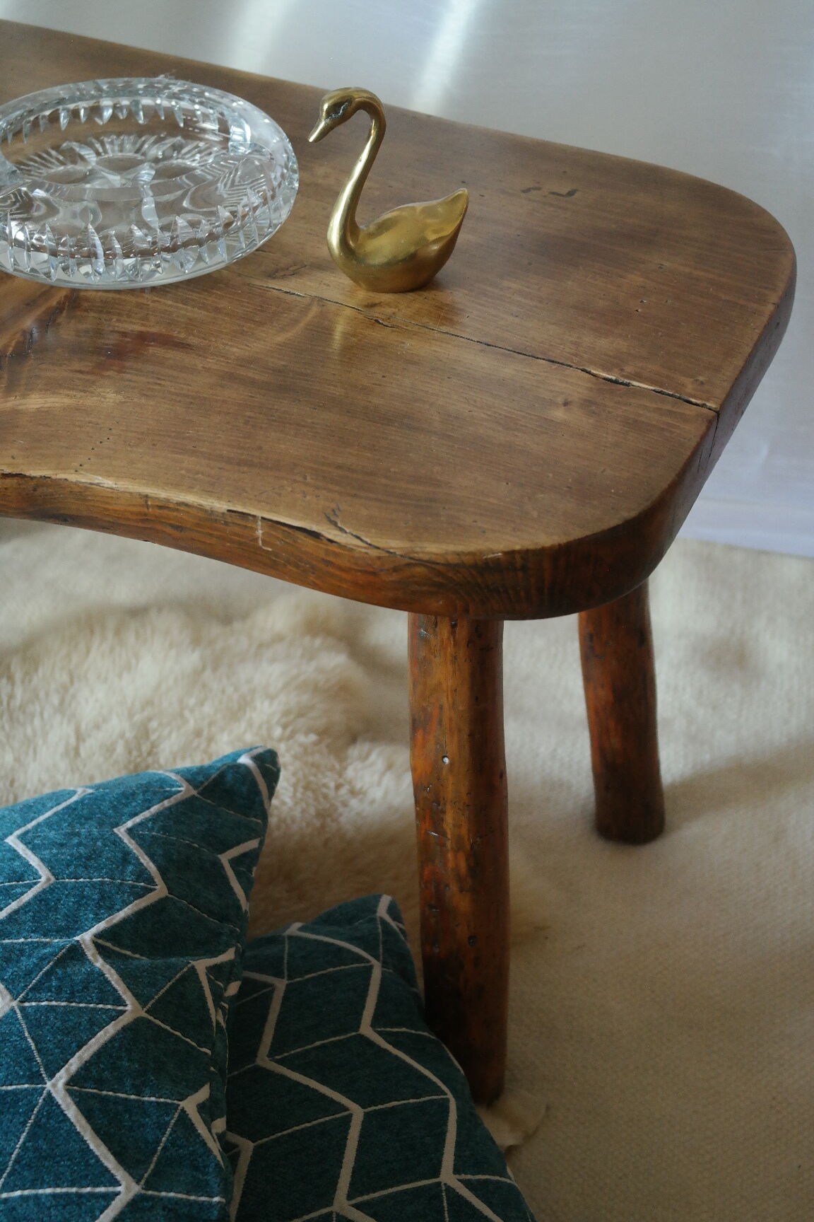 Vintage brutalist coffee table