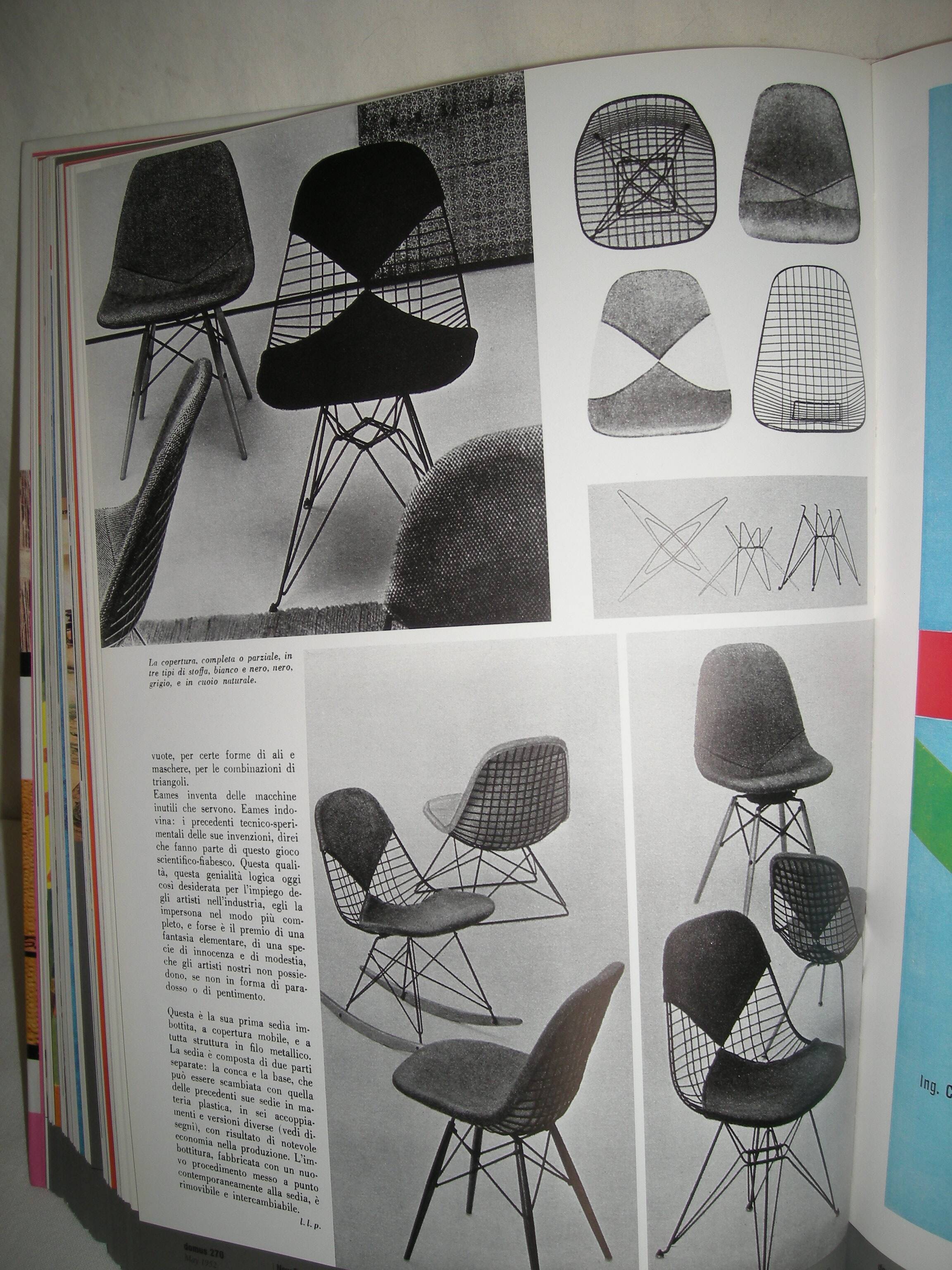 Paire de chaises Eames Wire DKX des années 50 - 60