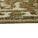 Tapis persan noué à la main vintage des années 1970 298 cm x 340 cm en laine beige