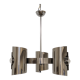 Space Age 3-light chandelier from the 60s/70s