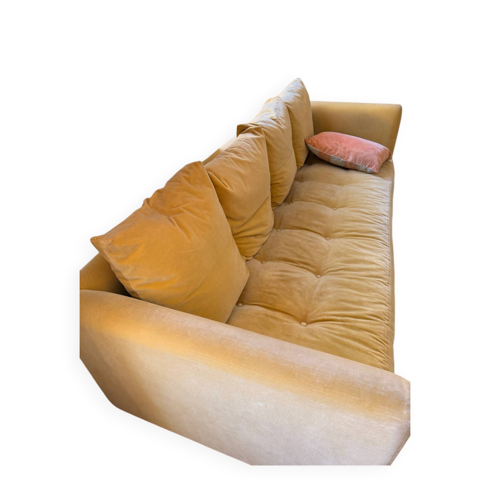 Mustard Caravan Canapé