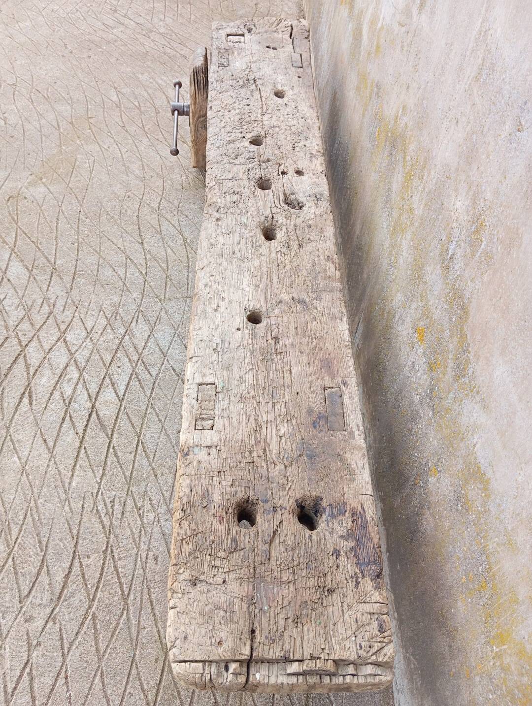 Table basse établi de menuisier