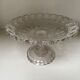 Vintage glass cake dish
