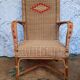 1960s rattan armchair