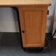 Bureau bois massif vintage style Hitier
