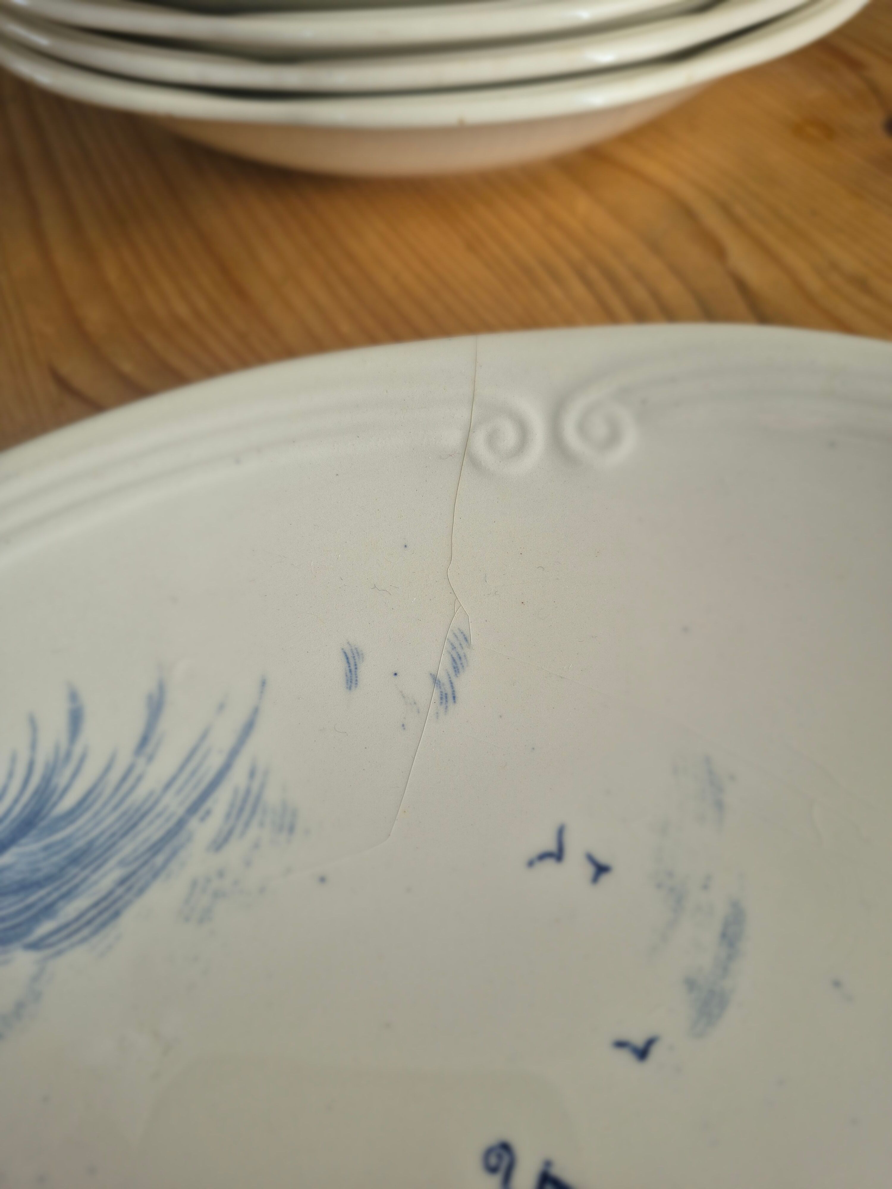 Vintage Gien oval platter