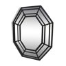 Octagonal mirror with parecloses