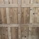 Vintage René Gabriel oak wardrobe with 2 doors from the reconstruction period.