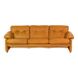 Grand Canapé Coronado Vintage en Cuir Marron par Tobia Scarpa pour C&B Italia