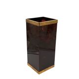 Mid-century brass and bakelite umbrella stand, France 1960s