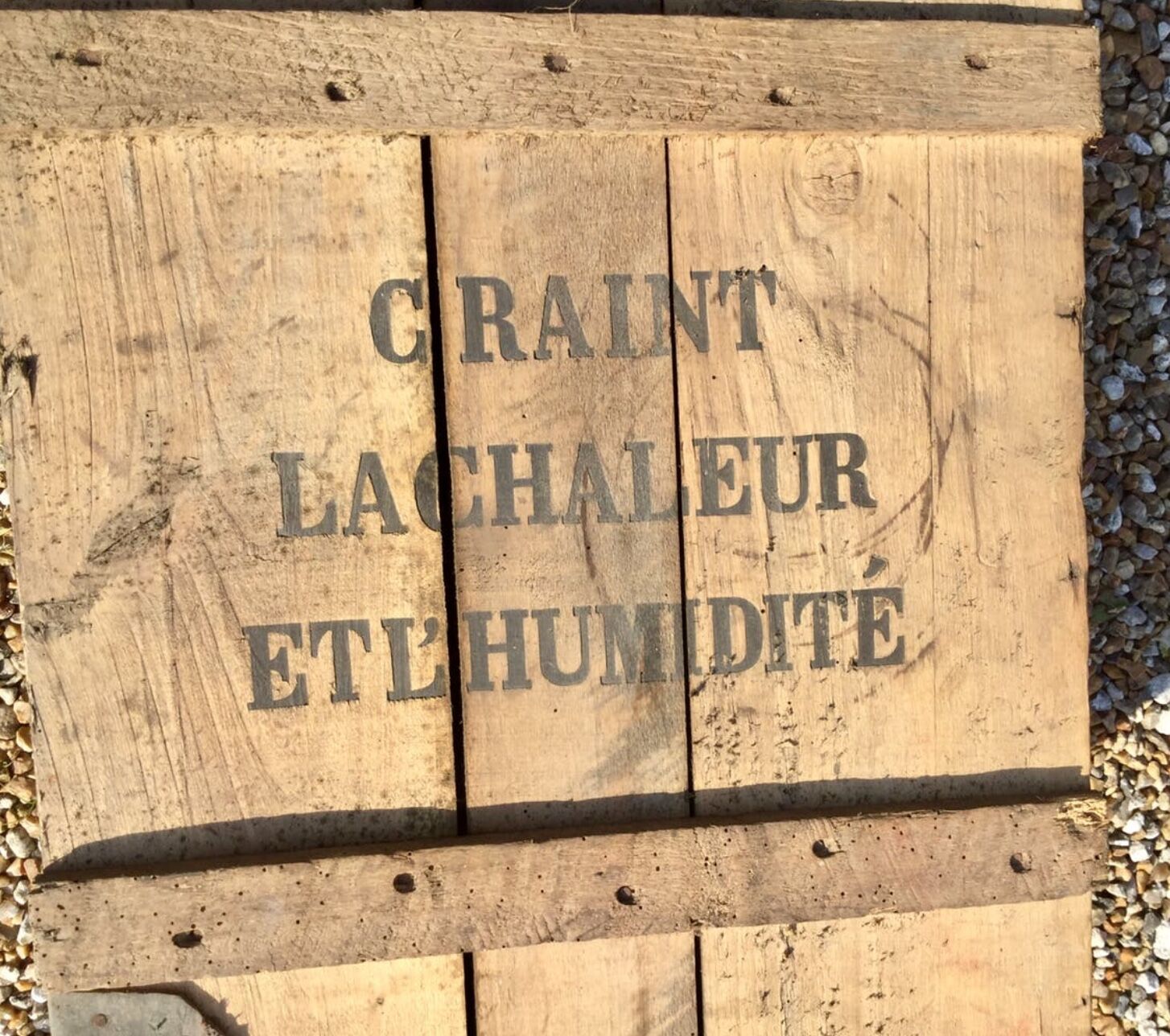 1925 menier chocolate wooden box