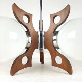 1970s vintage geometric pendant light