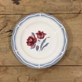 Set of 6 dinner plates by Digoin named Alesia