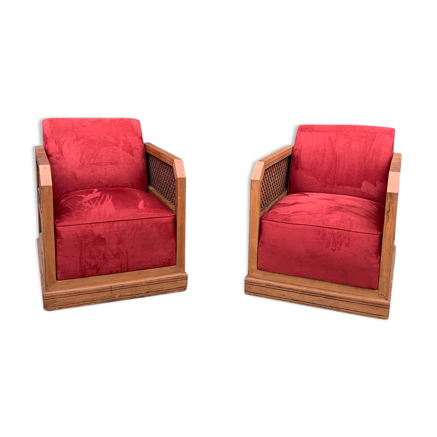 Paire de fauteuils art déco