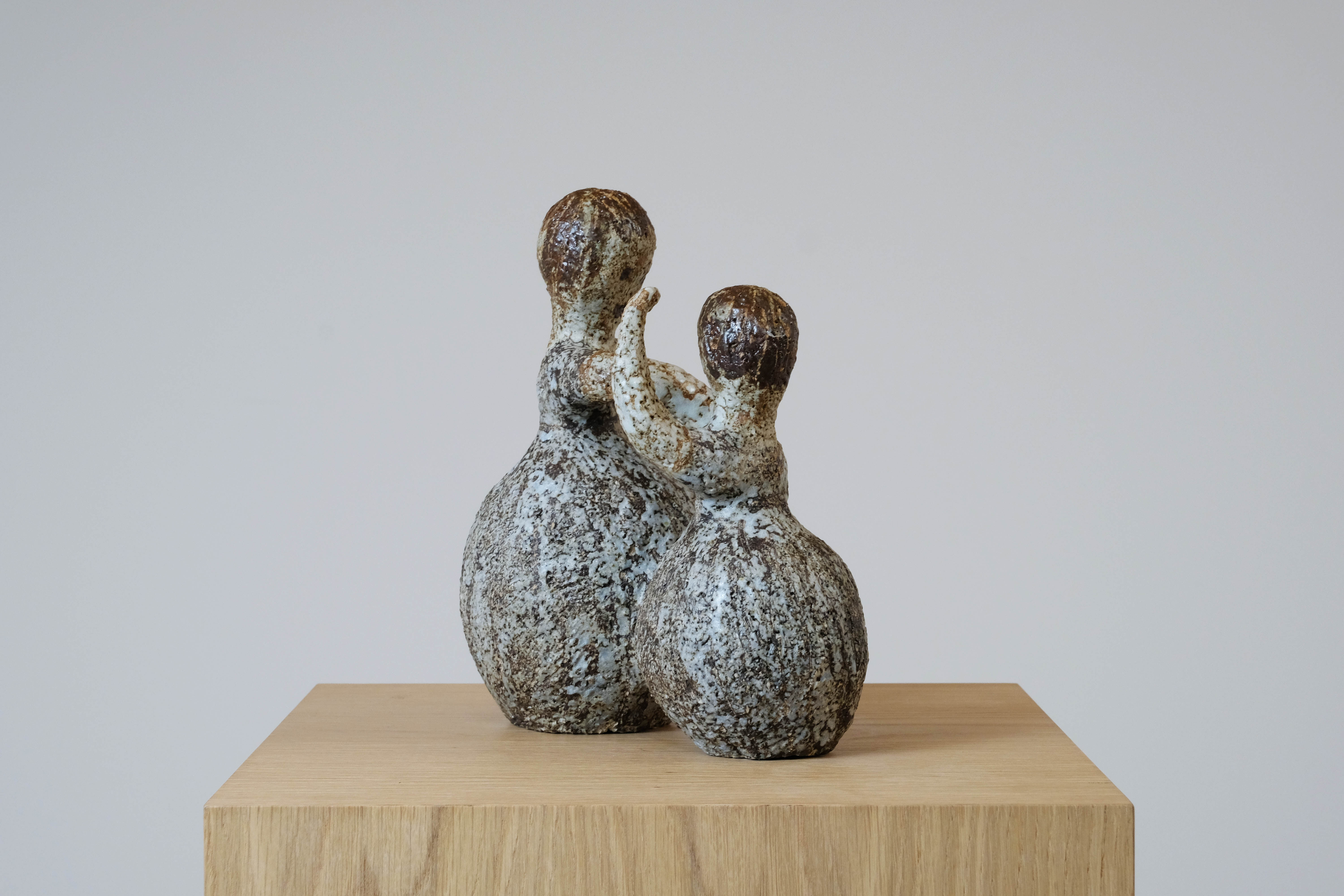Sculpture "les danseuses"  en céramique des années 70
