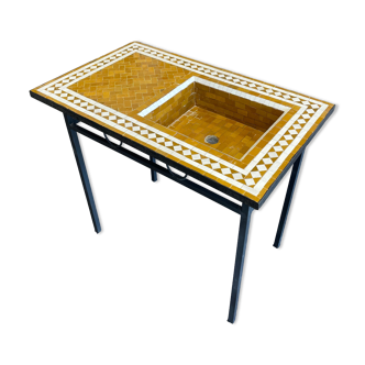 Handmade zellige sink
