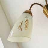 Wall lamp hollywood regency gold, 70s