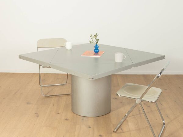 Table à manger Quadrondo, Erwin Nagel, Rosenthal, Argent