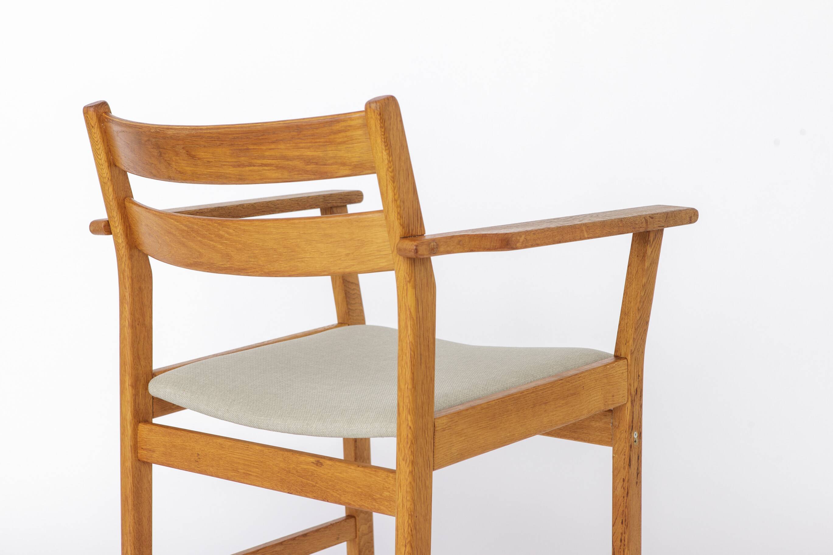 2 of 6 Kurt Østervig Oak Dining Chairs for KP Møbler, 1960s Danish