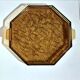 Smoked glass Art Deco tray