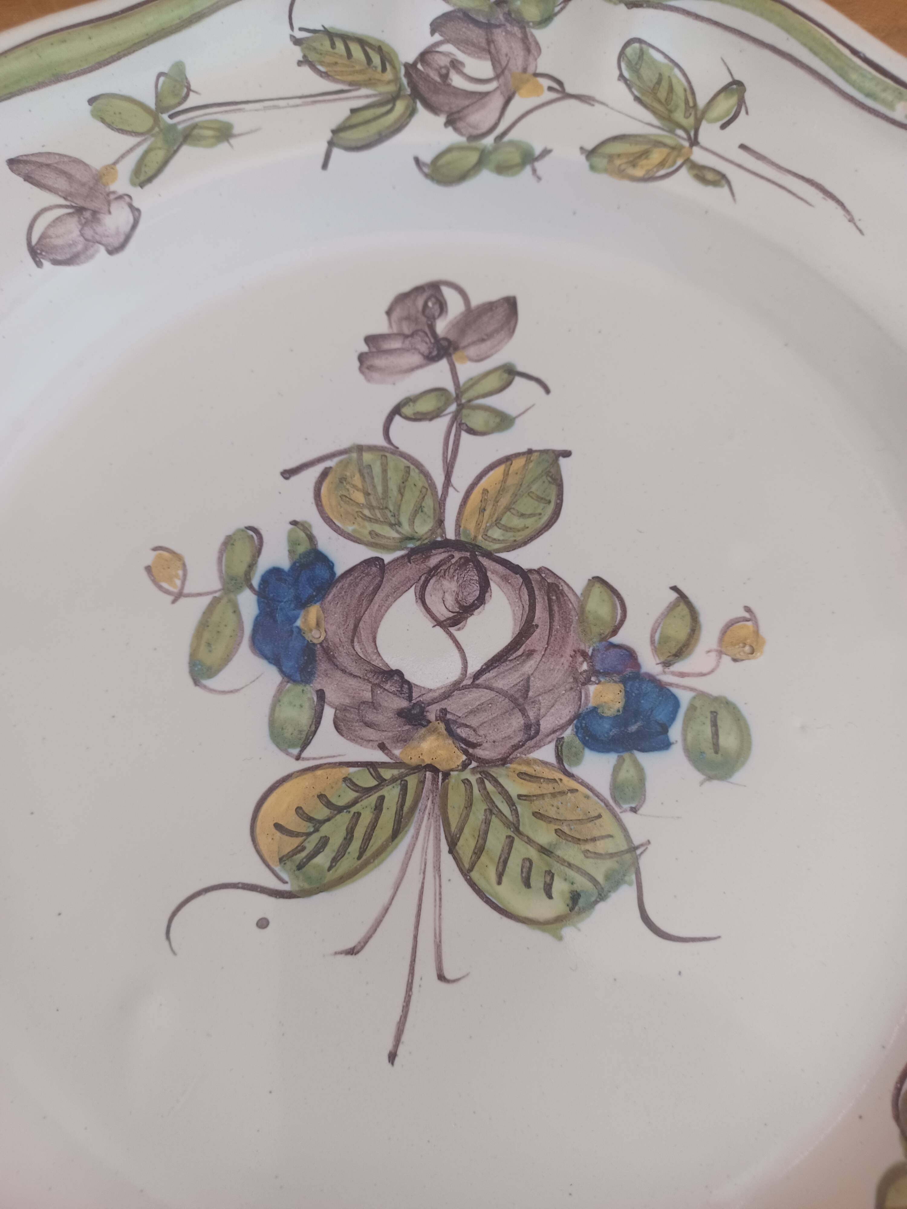 Rouen Earthenware Plate XVIII
