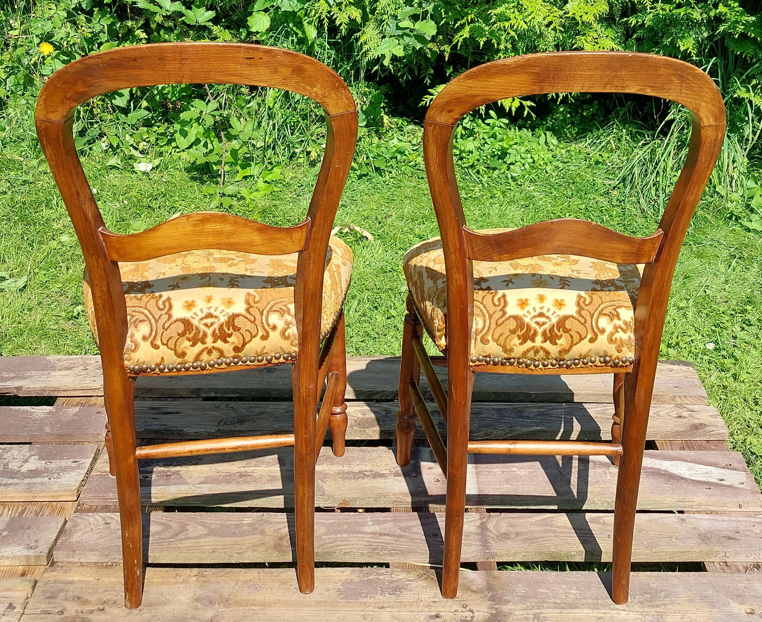 Duo de Chaises Louis Philippe